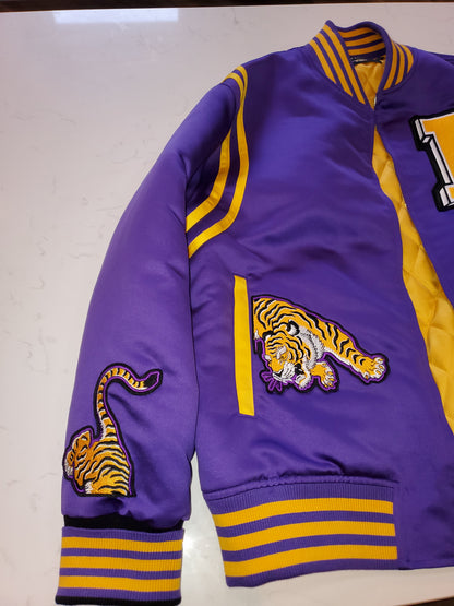 Purple Bayou Bomber Jacket