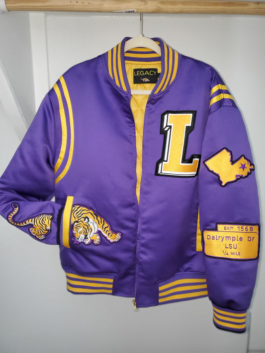 Bomber Jacket - LSU Tiger Pocket Edition