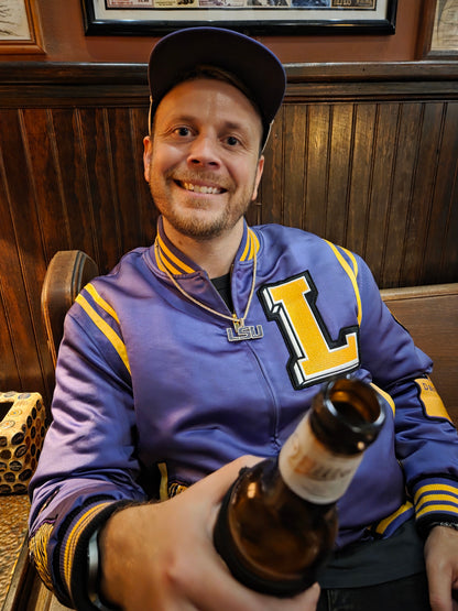 Purple Bayou Bomber Jacket