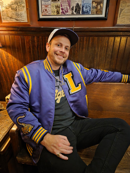Purple Bayou Bomber Jacket
