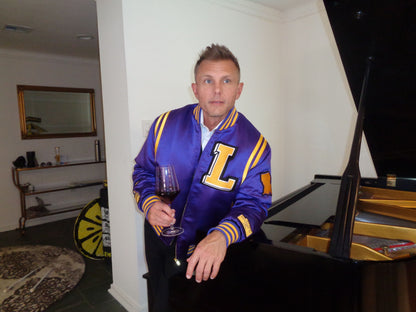 Purple Bayou Bomber Jacket