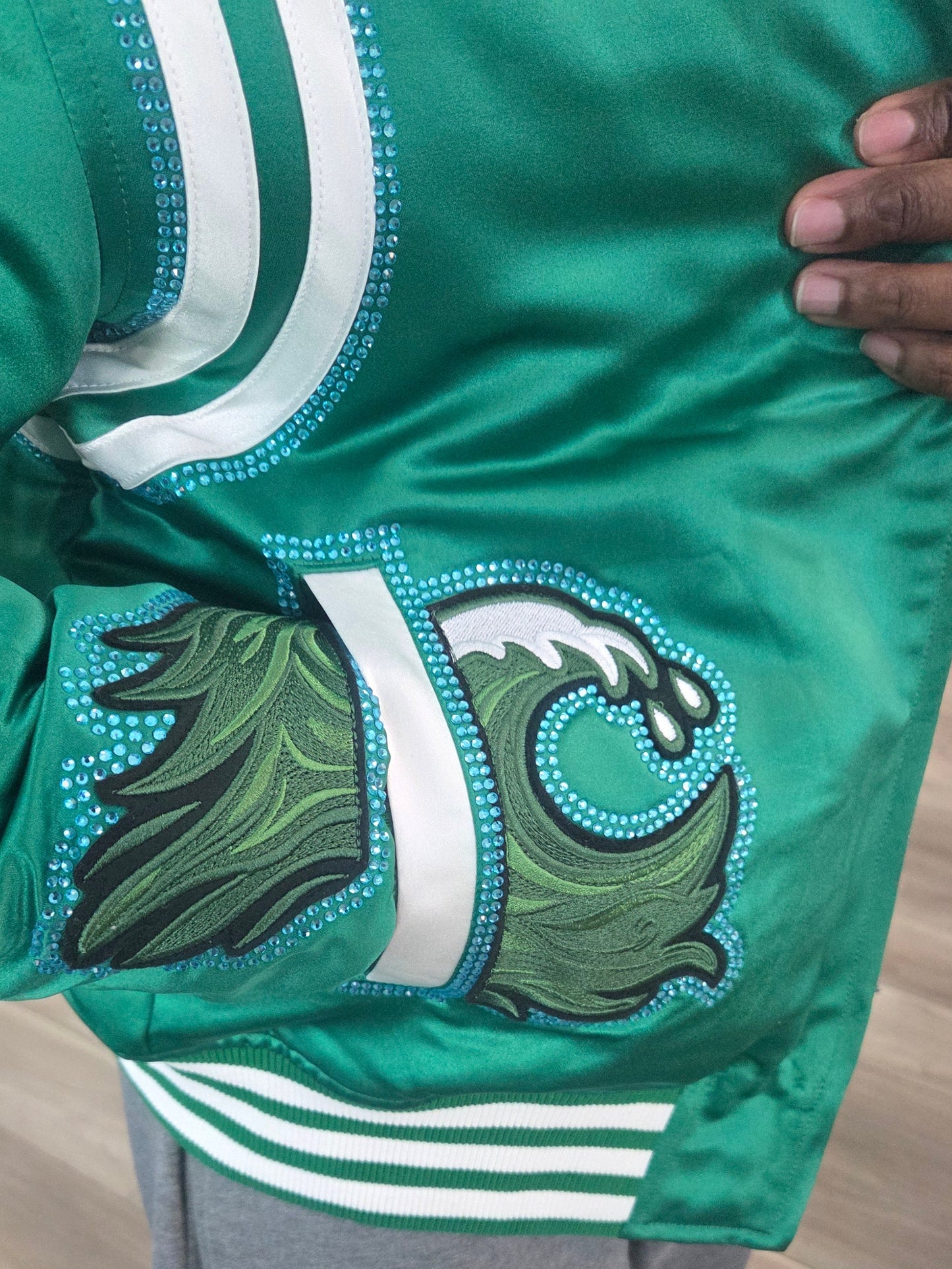 Rhinestone Wave Pocket Bomber